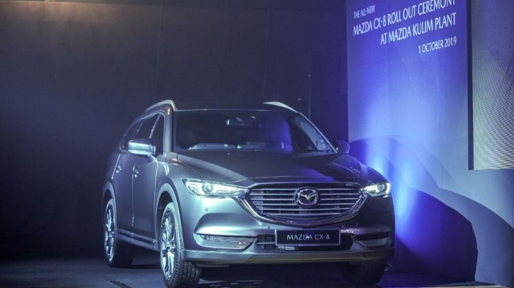 New Mazda CX-8 now open for booking, 4 variants est. RM 200k