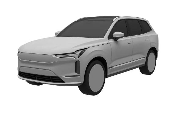 Next-gen all-electric (EV) 2023 Volvo XC90 shown in leaked patent images