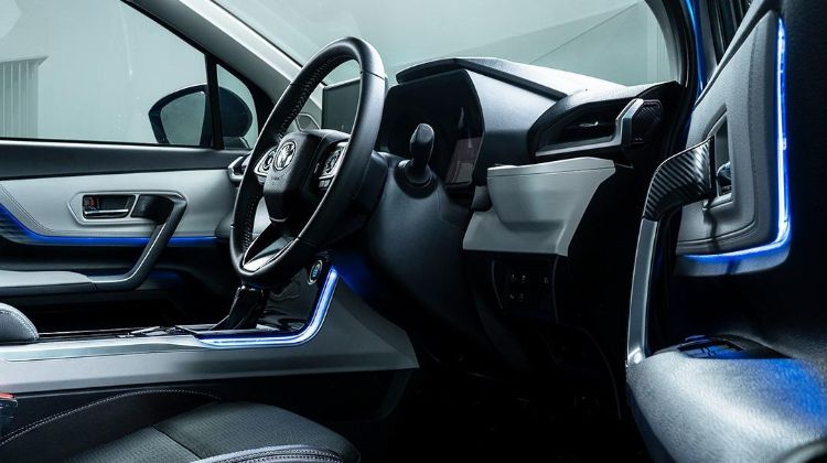 All-new 2022 Toyota Veloz interior revealed! LED ambient lights throughout the cabin