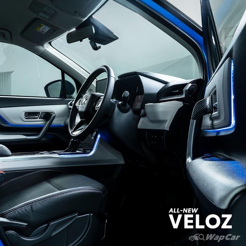 All-new 2022 Toyota Veloz interior revealed! LED ambient lights throughout the cabin 02