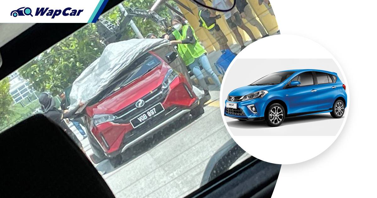Spied: Facelifted 2022 Perodua Myvi spotted, are those LED DRLs? 01