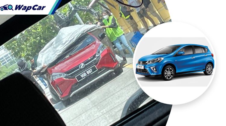 Spied: Facelifted 2022 Perodua Myvi spotted, are those LED DRLs?