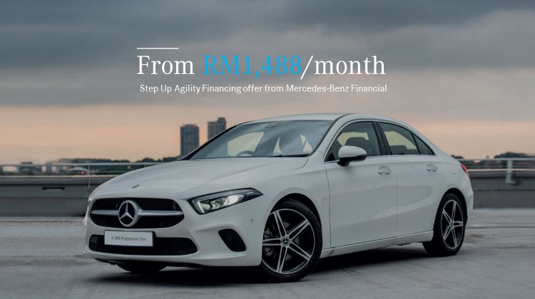 SST exemption plus Step Up Agility Financing promo - no better time to buy a Mercedes-Benz A-Class Sedan / GLA
