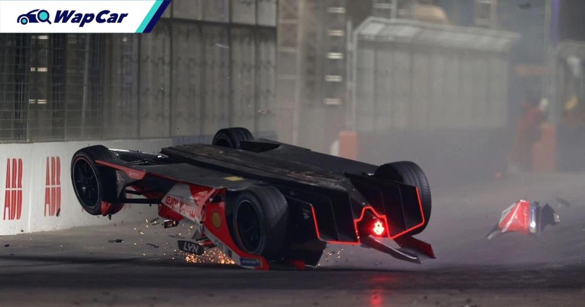 Driver unhurt in massive Formula E crash; Shows how the halo and aerospace tech save lives 01