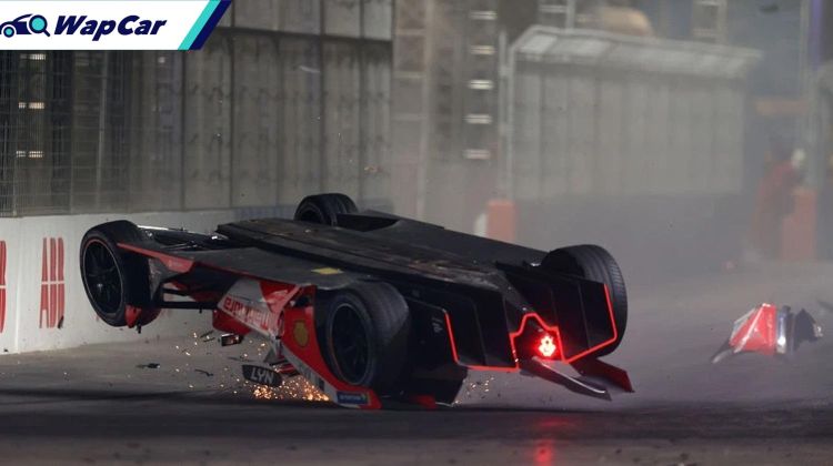 Driver unhurt in massive Formula E crash; Shows how the halo and aerospace tech save lives