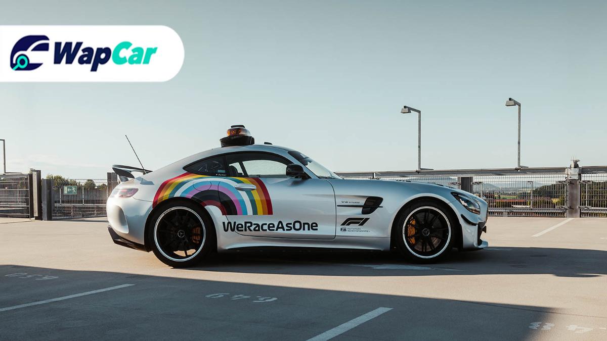 Mercedes-AMG GT R F1 safety car gets colourful new look 01