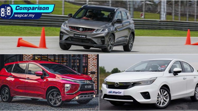 Maintenance cost comparison: Proton X50, Honda City, Mitsubishi Xpander - Which car is the cheapest?