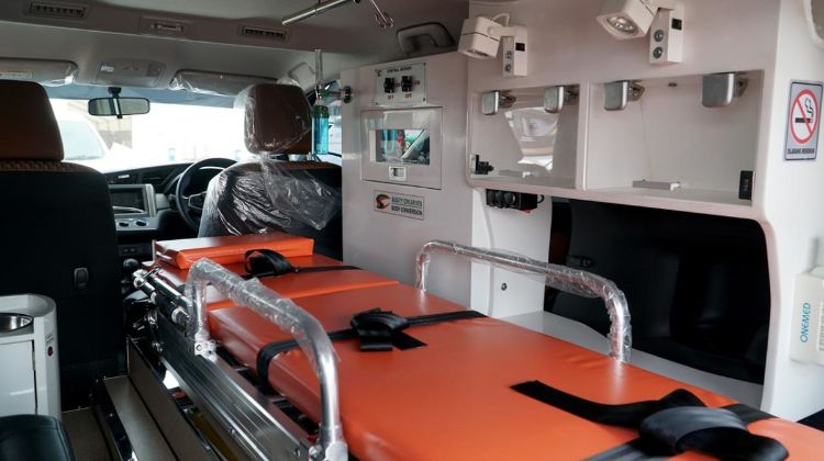 Here to save lives, this is the Toyota Innova ambulance