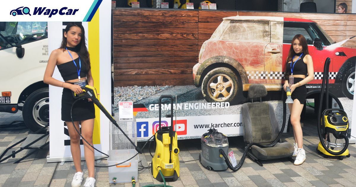 ASMR cleaning your forte? Visit Karcher's booth at WapCar Auto Show to try out the cleaner yourself 01