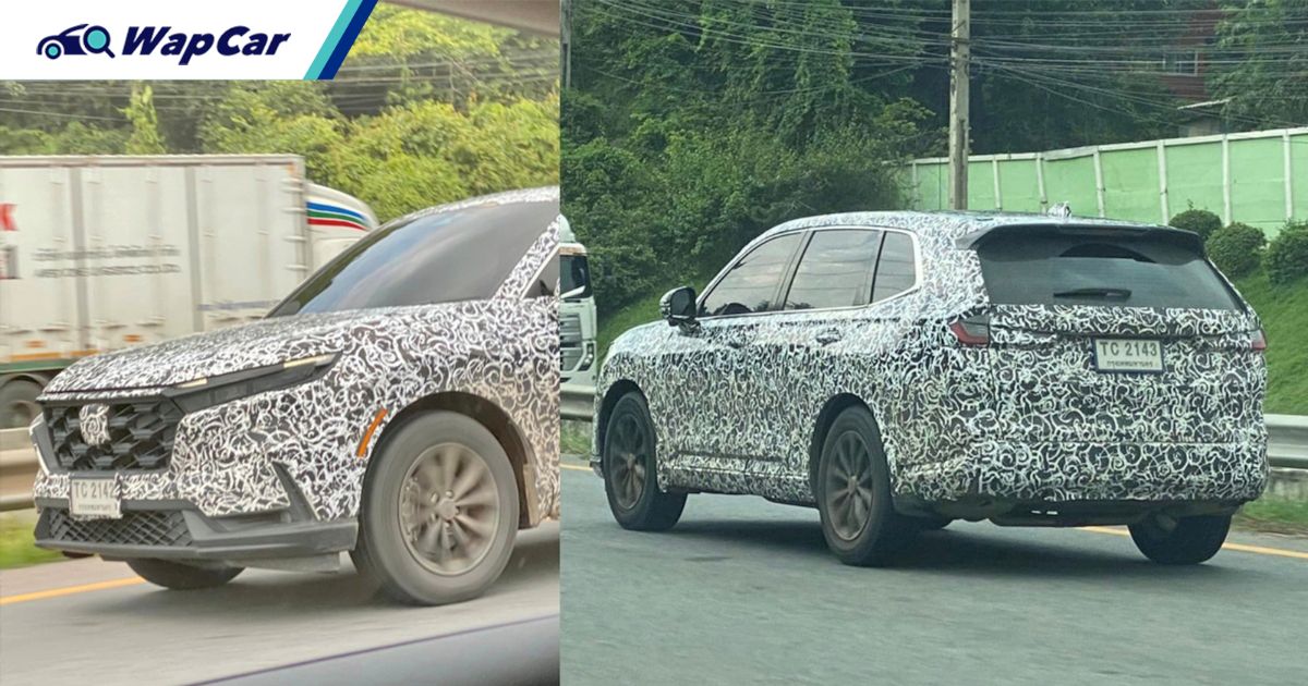 Spied: All-new 2023 Honda CR-V testing in Thailand again, 2.0L hybrid coming? 01