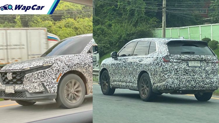 Spied: All-new 2023 Honda CR-V testing in Thailand again, 2.0L hybrid coming?