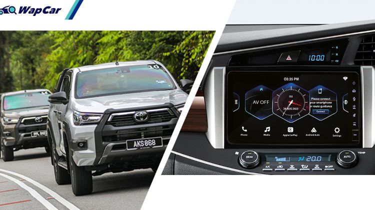 2022 Toyota Innova, Hilux, and Fortuner updated in Malaysia: now with wireless Android Auto/CarPlay, WiFi dashcams