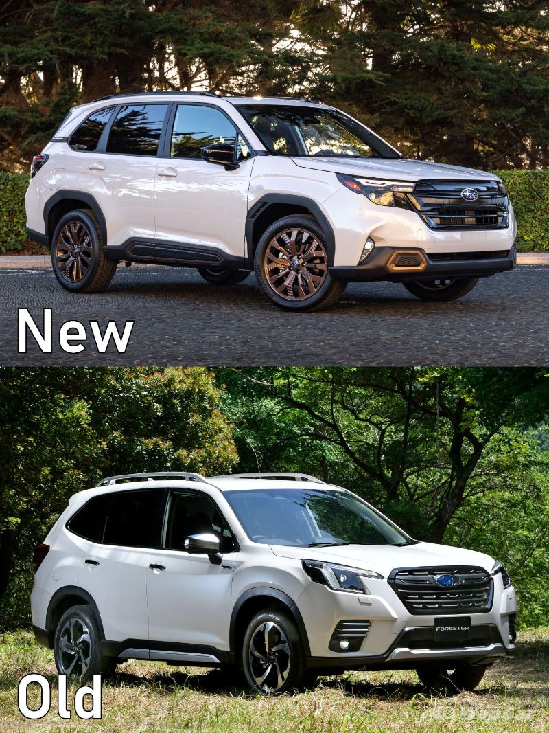Old vs New Allnew 2024 Subaru Forester, do you prefer the updated
