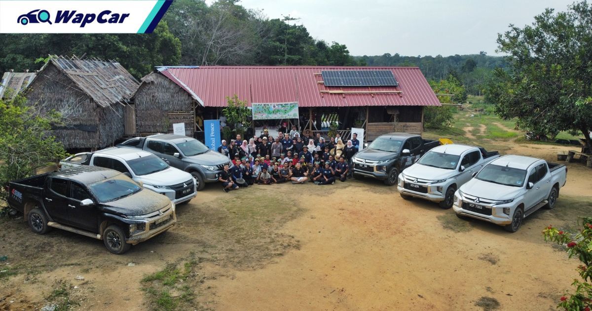 Mitsubishi Motors donates high-power solar systems to the Orang Asli community 01