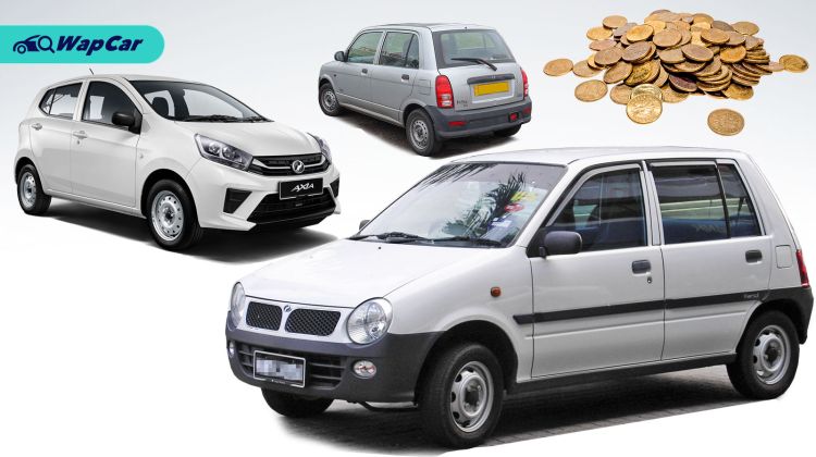 The evolution of Perodua “kosong” spec cars