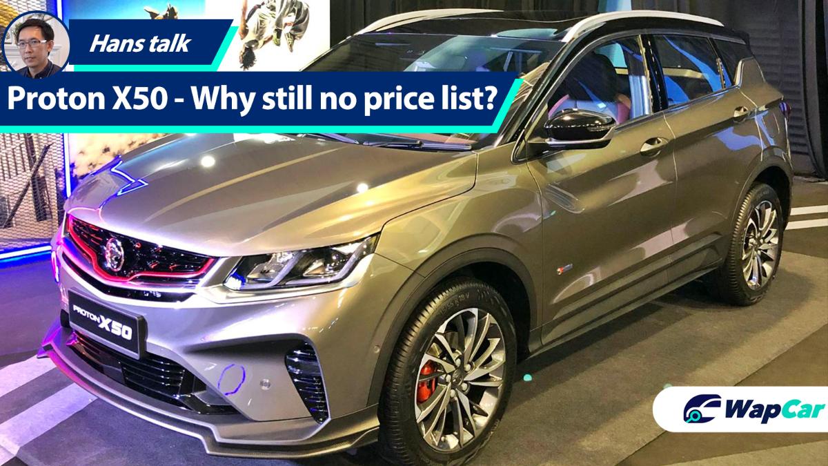This is why there's still no confirmed price list for the Proton X50 yet 01