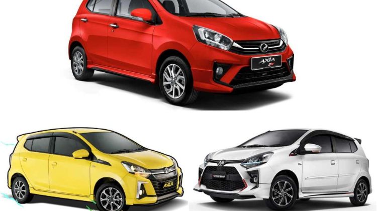 Perodua Axia vs its Indo cousins Toyota Agya, Daihatsu Ayla - are Malaysians shortchanged?