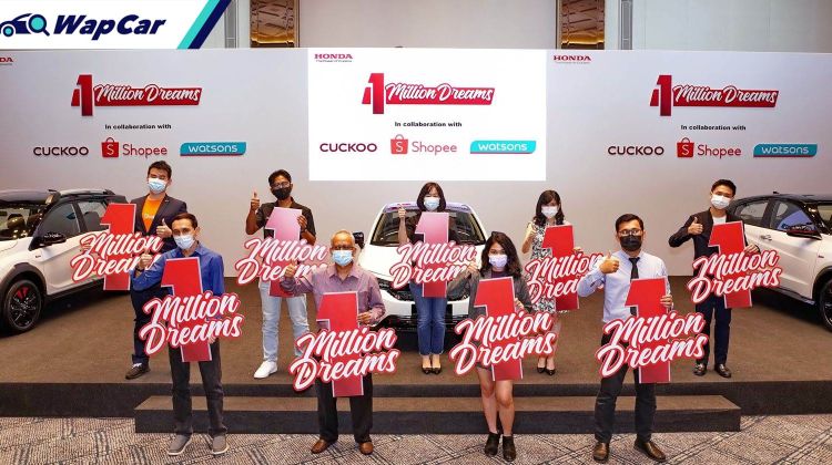 Last 3 special edition Honda 1 Million Dreams models presented to contest winners