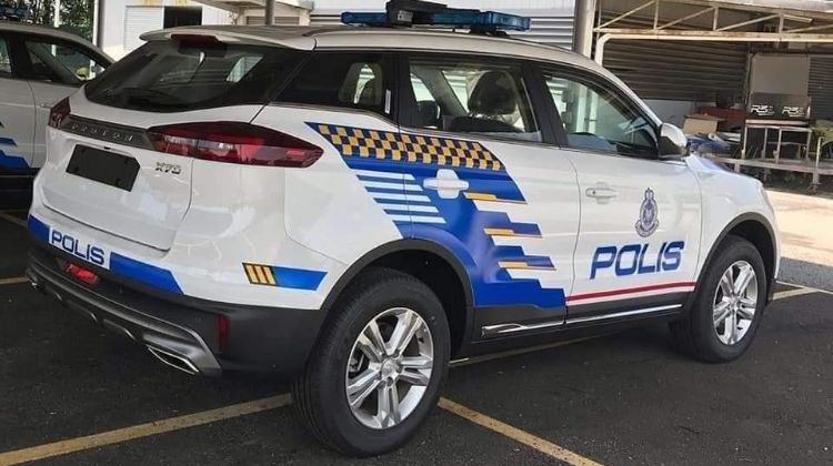 More power than the Civic 1.8, here comes the Proton X70 police car