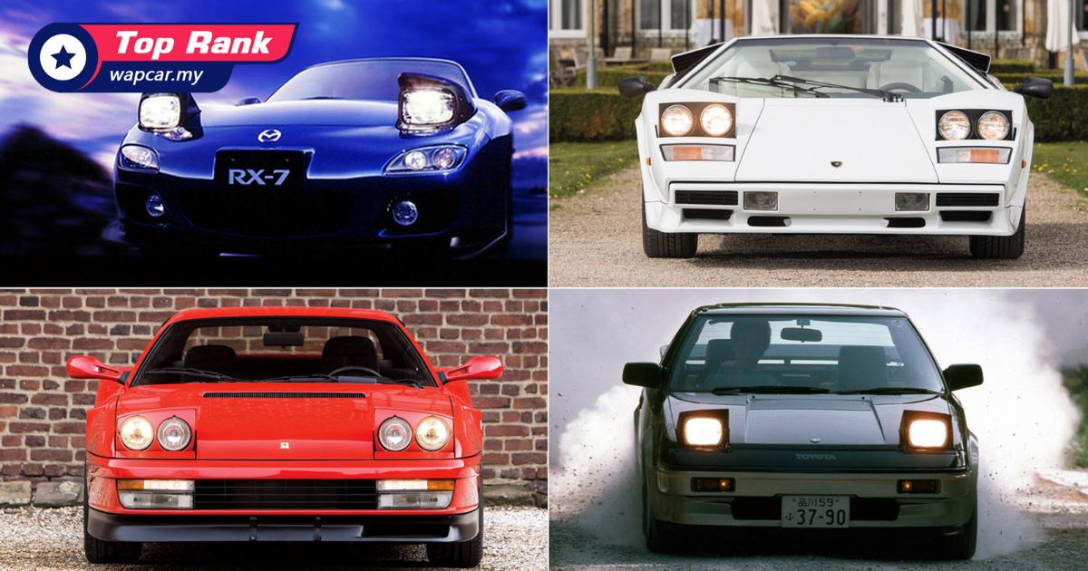 15 coolest pop-up headlights that flipped our minds – AE86, RX-7, Ferraris, and more! 01