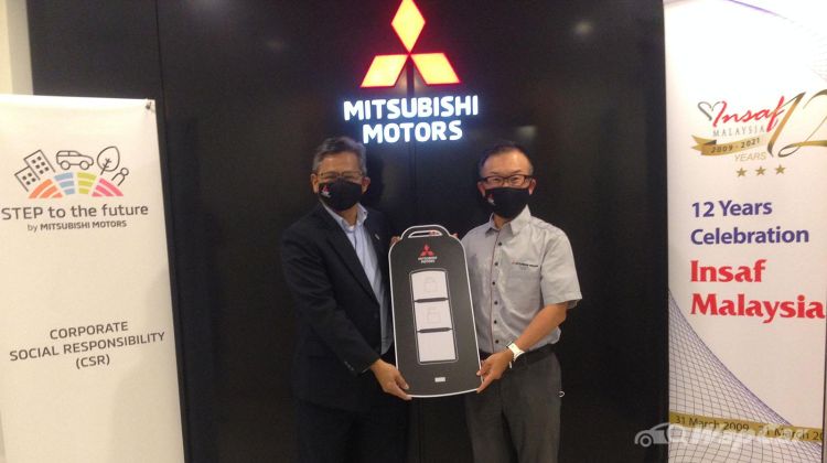 Mitsubishi Motors Malaysia donates Mitsubishi Triton to Insaf Malaysia