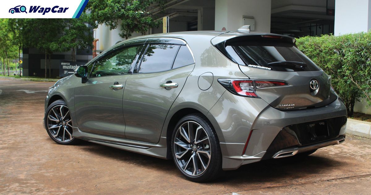 Don't want a Civic? You can buy this Toyota Corolla Sport hatchback for RM 150k in Malaysia 01