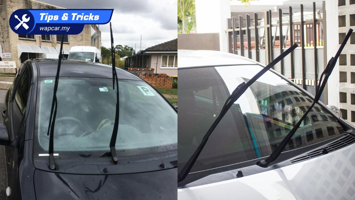 Does putting the windshield wipers up make them last longer? 01
