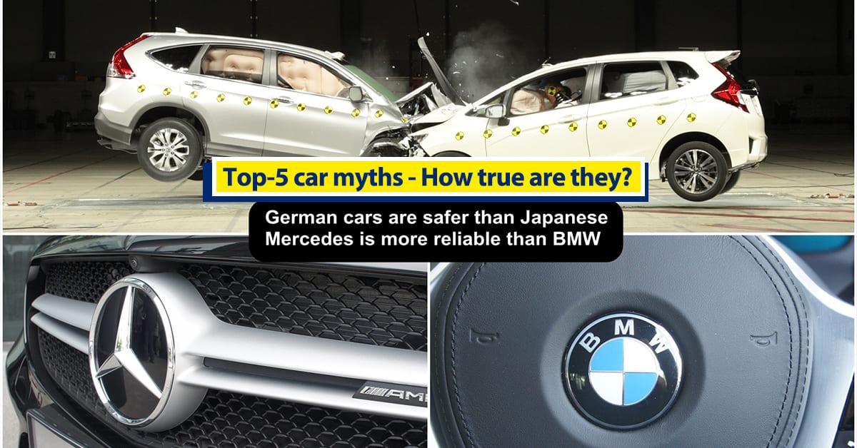 German cars are better? Korean cars are bad? Here are top-5 myths on German vs Japanese/Korean cars. 01