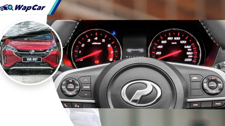Here’s a first look at the new 2022 Perodua Myvi facelift’s instrument panel