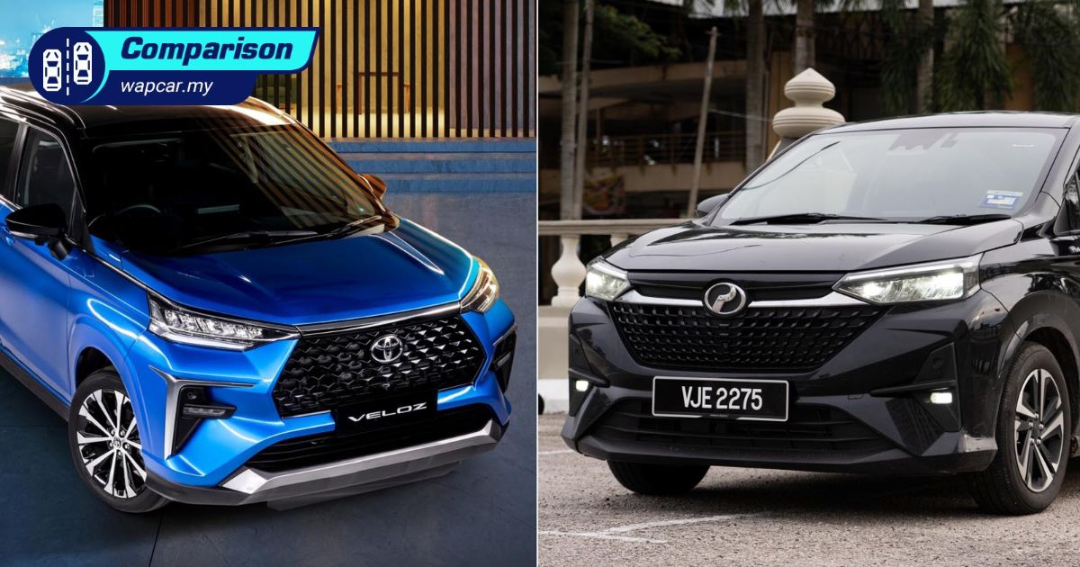 Perodua Alza vs Toyota Veloz - RM 20k extra for a 'T' badge, or is there more to it? 01