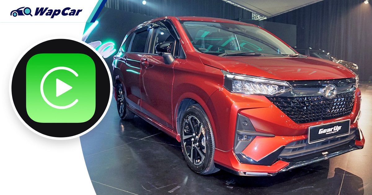 Does the 2022 Perodua Alza come with Apple CarPlay? Yes and no 01