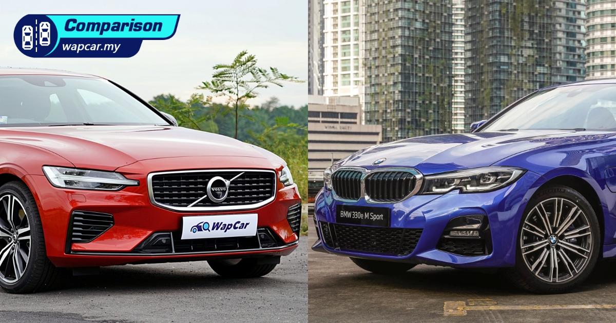 2020 BMW 330e vs 2020 Volvo S60 T8 - Which is the better plug-in hybrid? 01