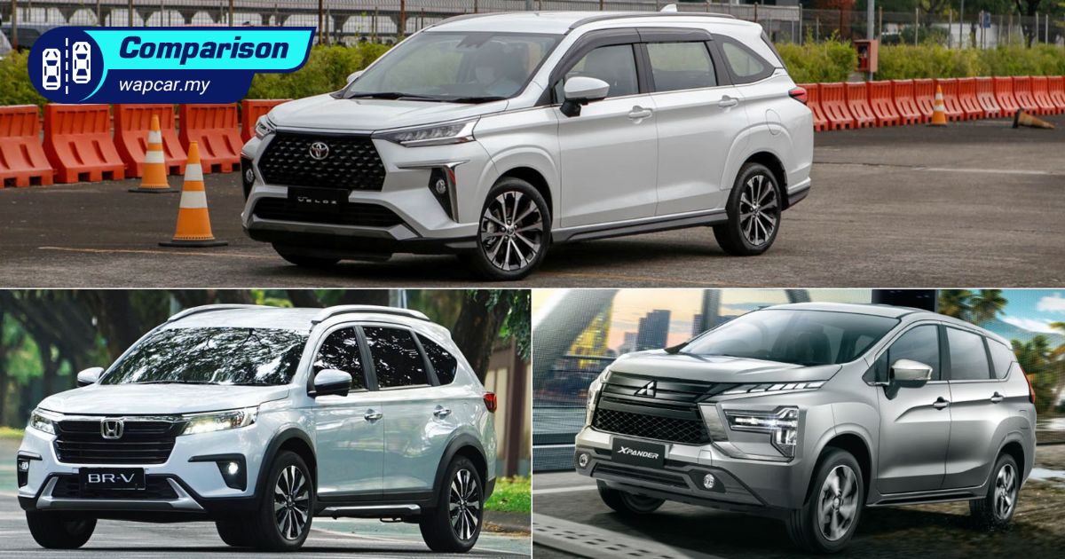 Launching in Malaysia: 2022 Toyota Veloz, Honda BR-V and Mitsubishi Xpander previewed 01