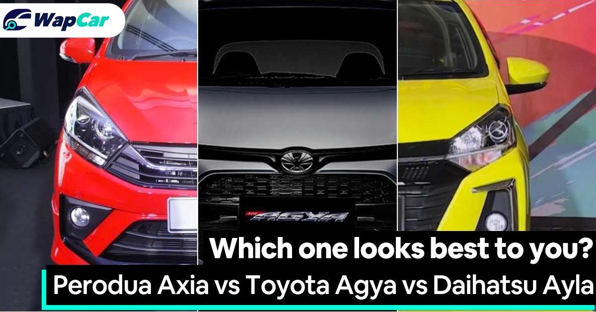 Perodua Axia vs its Indo cousins Toyota Agya, Daihatsu Ayla - are Malaysians shortchanged? 01