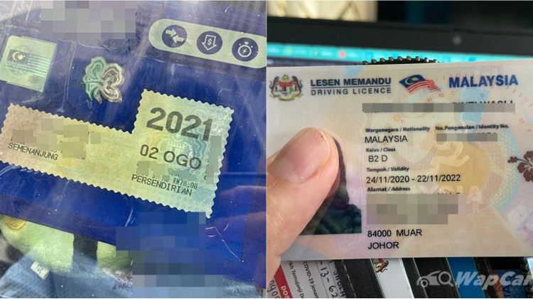 Grace period for expired driving licenses and road tax extended to 31-Dec 2021