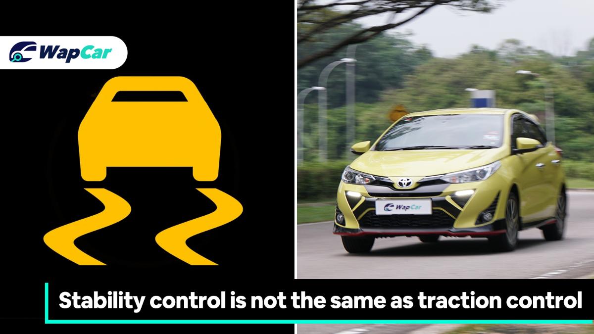 Stability control is not the same as traction control 01