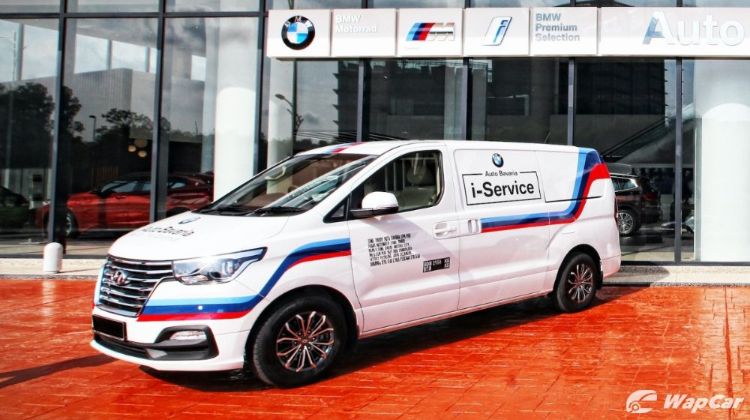 Auto Bavaria will send a Hyundai with M livery to service your BMW