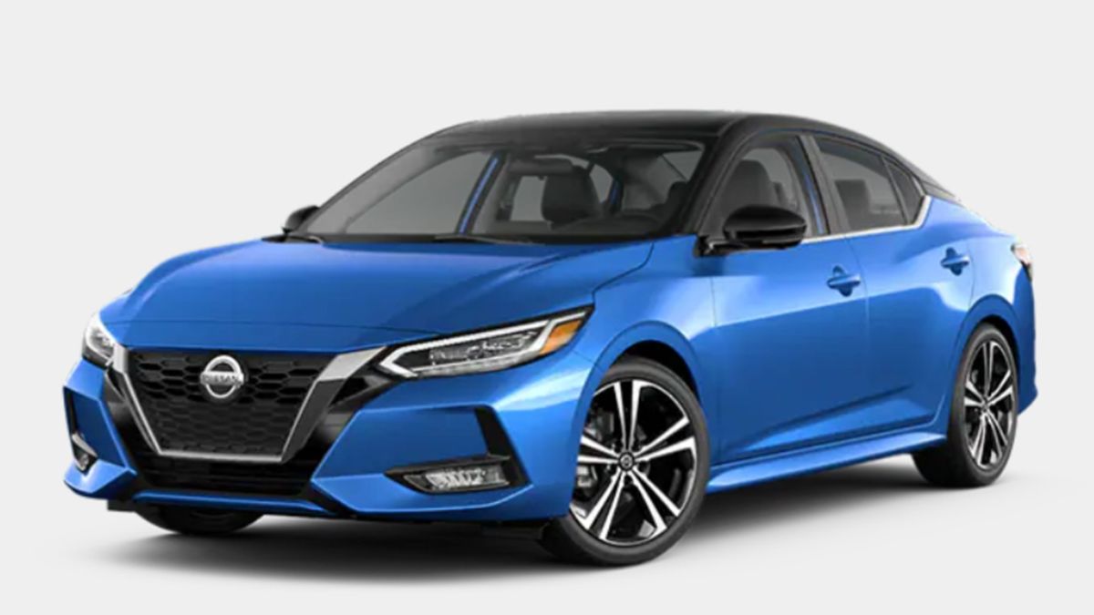 Nissan Sentra Two-Tone Electric Blue Metallic