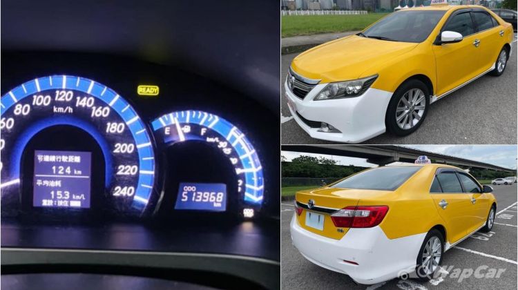 Not just in Cambodia, Taiwan also has a Toyota Camry Hybrid taxi with 500k km on the clock