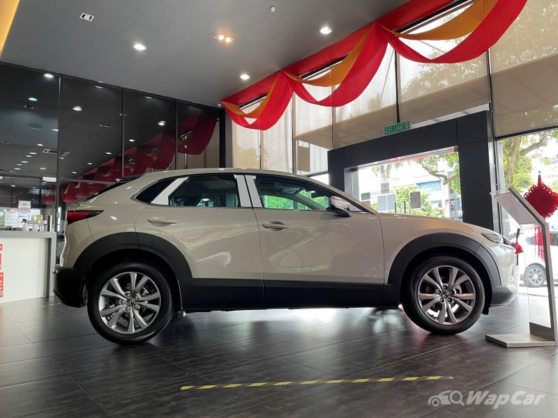 New 2022 Mazda CX-30 now in Malaysia, price up by RM 1k, Platinum Quartz Metallic colour 02